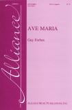 Ave Maria SSAA choral sheet music cover Thumbnail